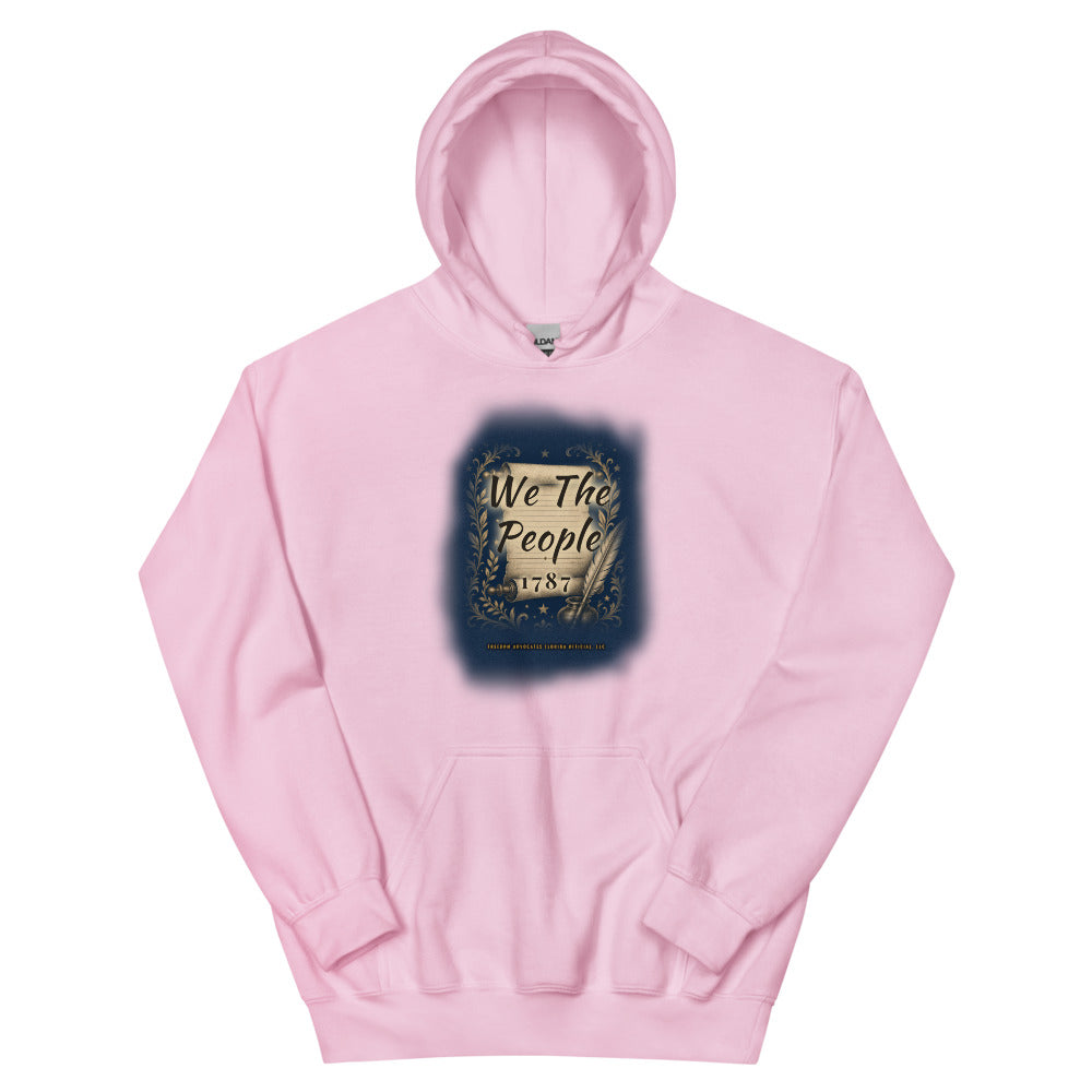 Hoodie in Light Pink flat