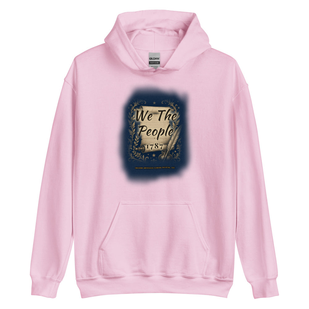 Hoodie in Light Pink flat