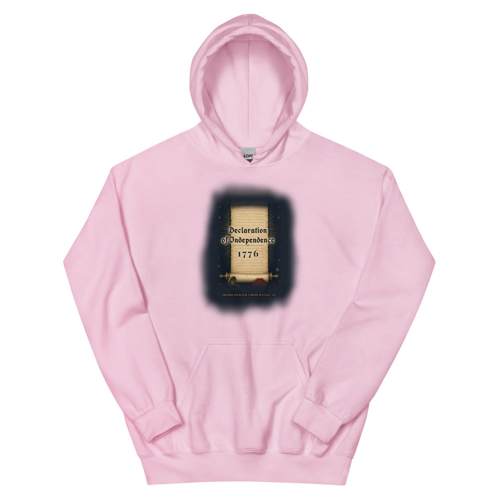 Hoodie in Light Pink flat