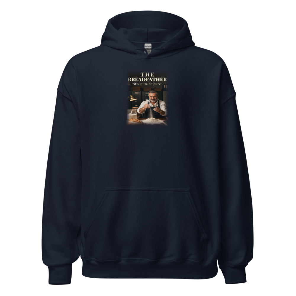 The Breadfather - Hoodie in Navy - Gildan 18500 hoodie - Freedom Advocates Florida Official, LLC