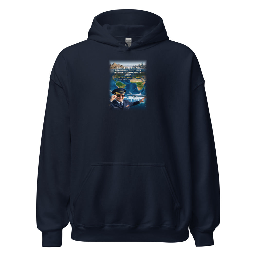Captain Truth, There Isn't One - Hoodie in Navy - Gildan 18500 hoodie - Freedom Advocates Florida Official, LLC