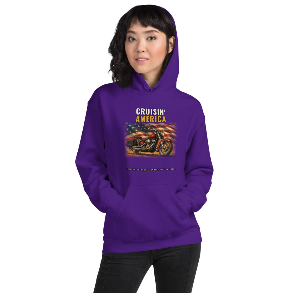 Hoodie in Purple