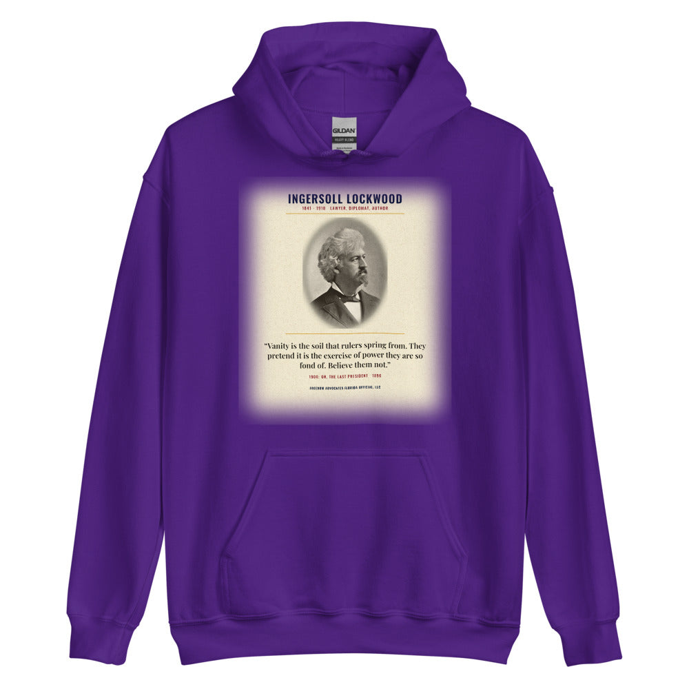 Hoodie in Purple flat