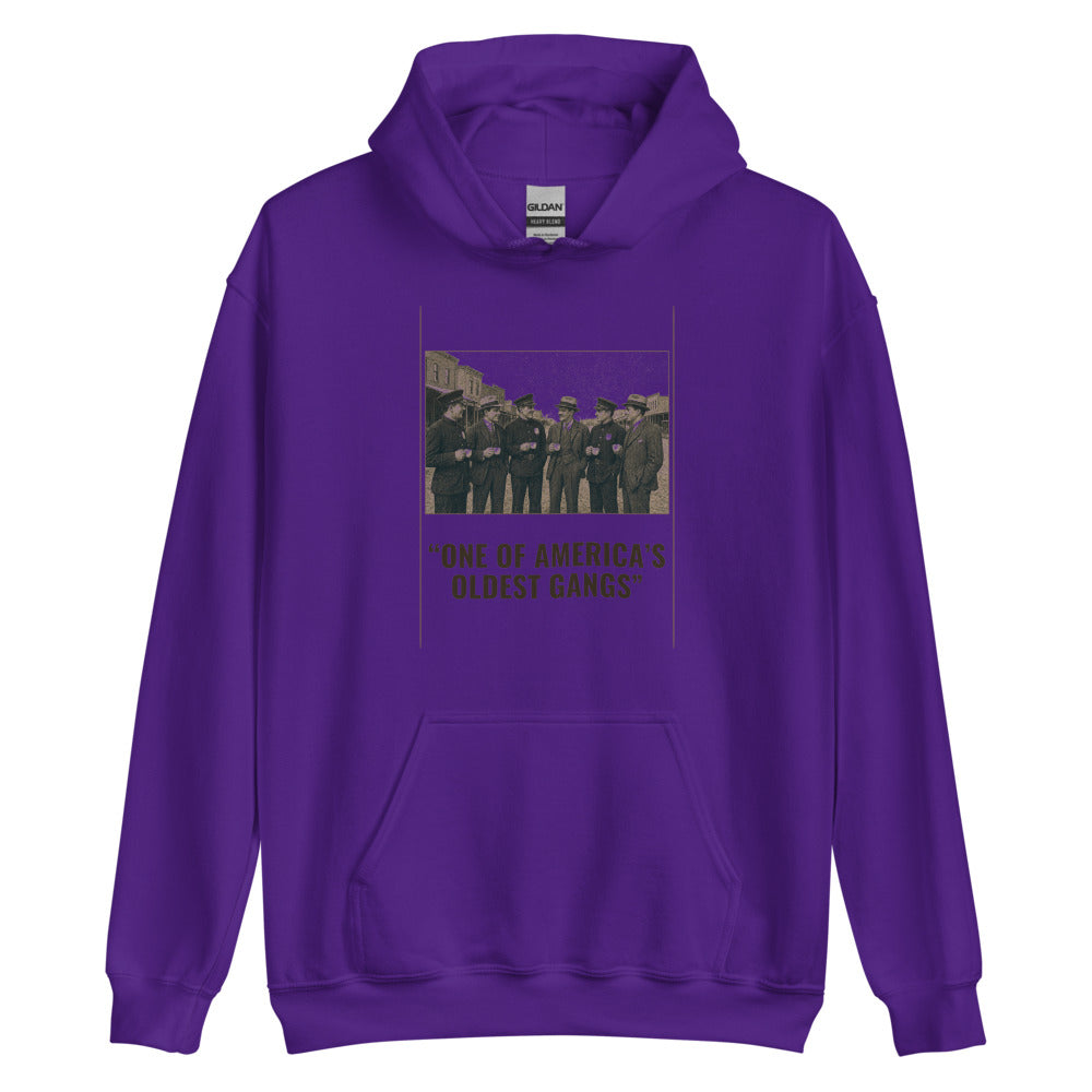 Hoodie in Purple flat