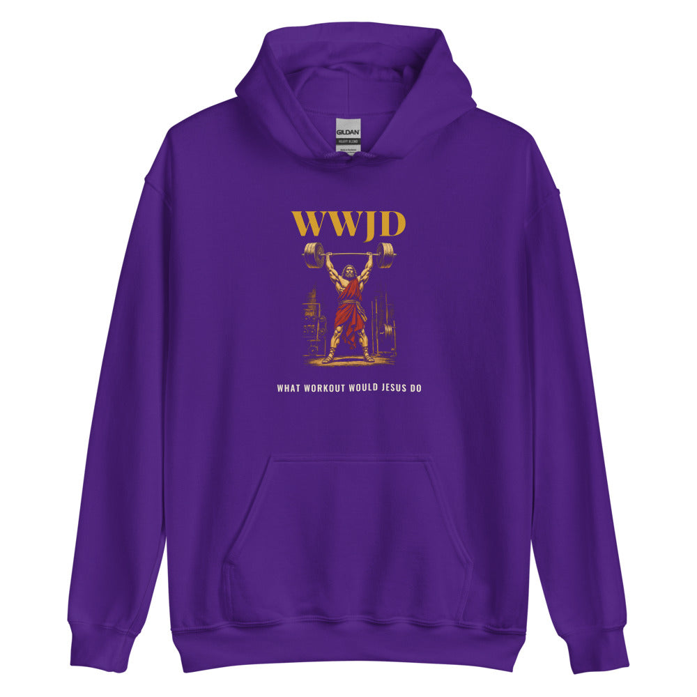 Hoodie in Purple flat