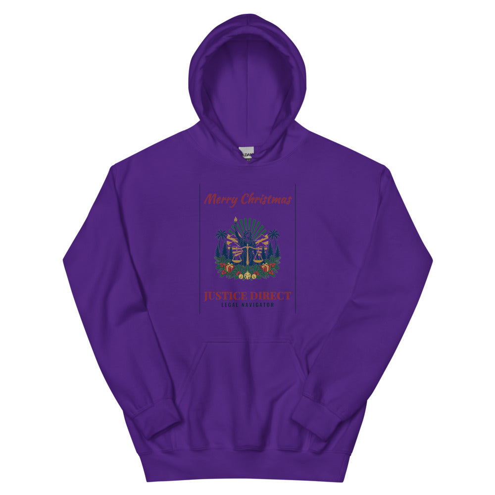 Hoodie in Purple flat
