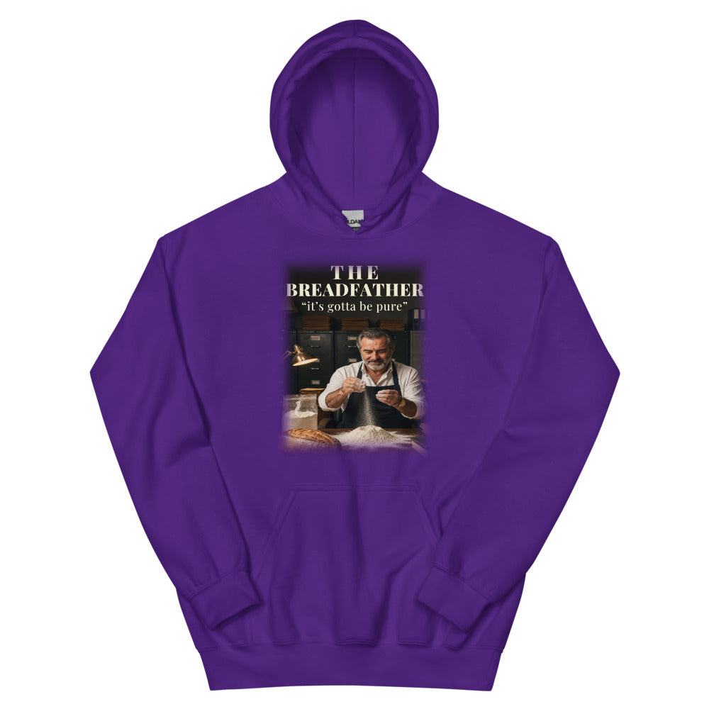Hoodie in Purple flat