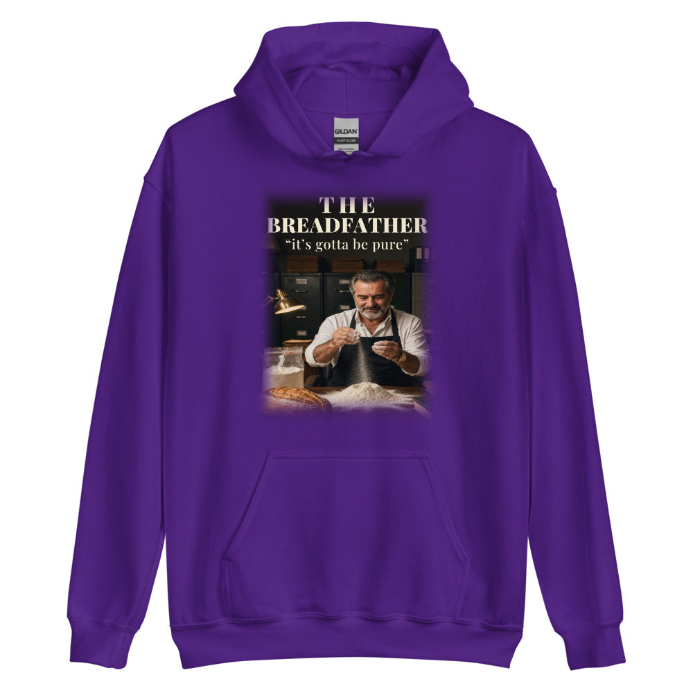 Hoodie in Purple flat