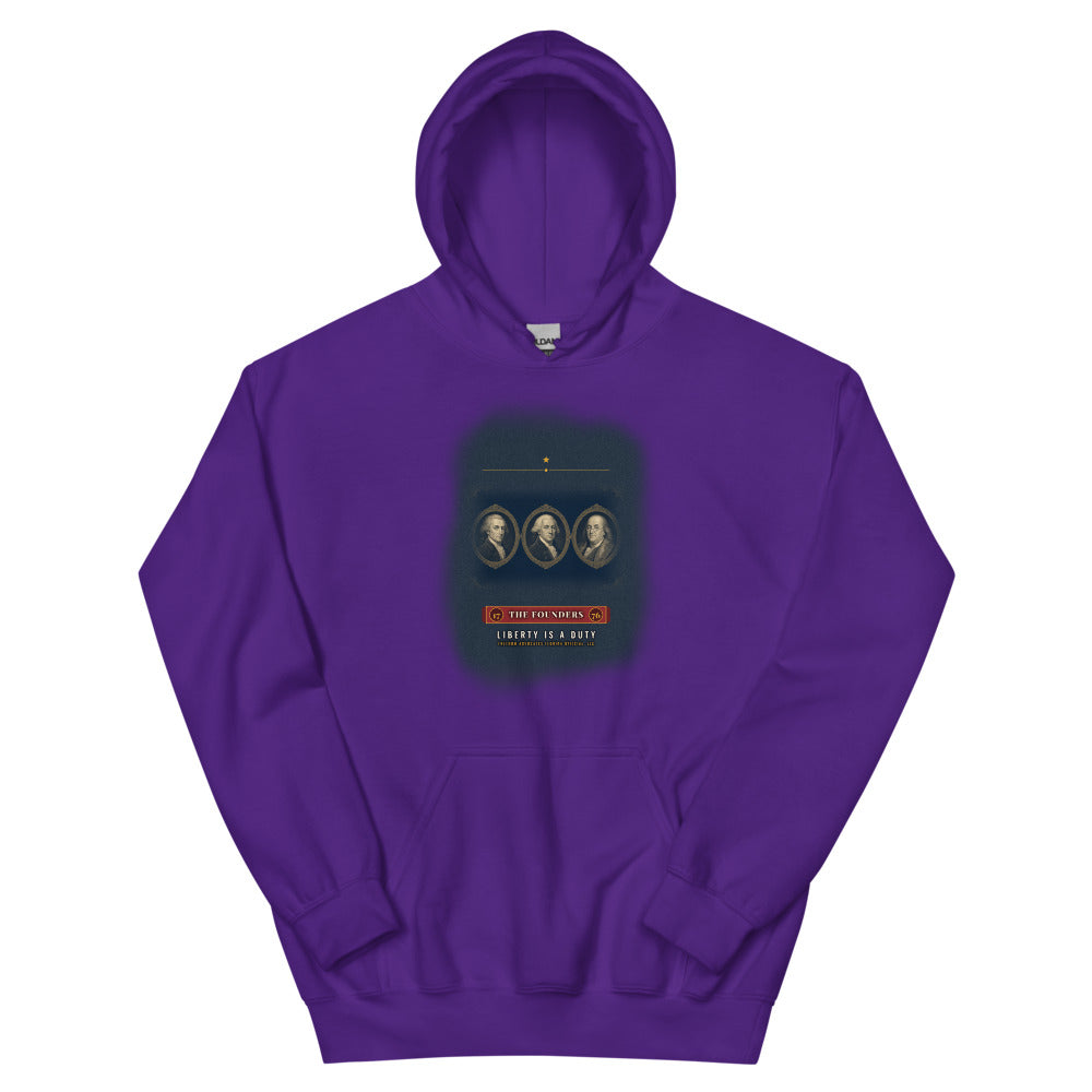 Hoodie in Purple flat