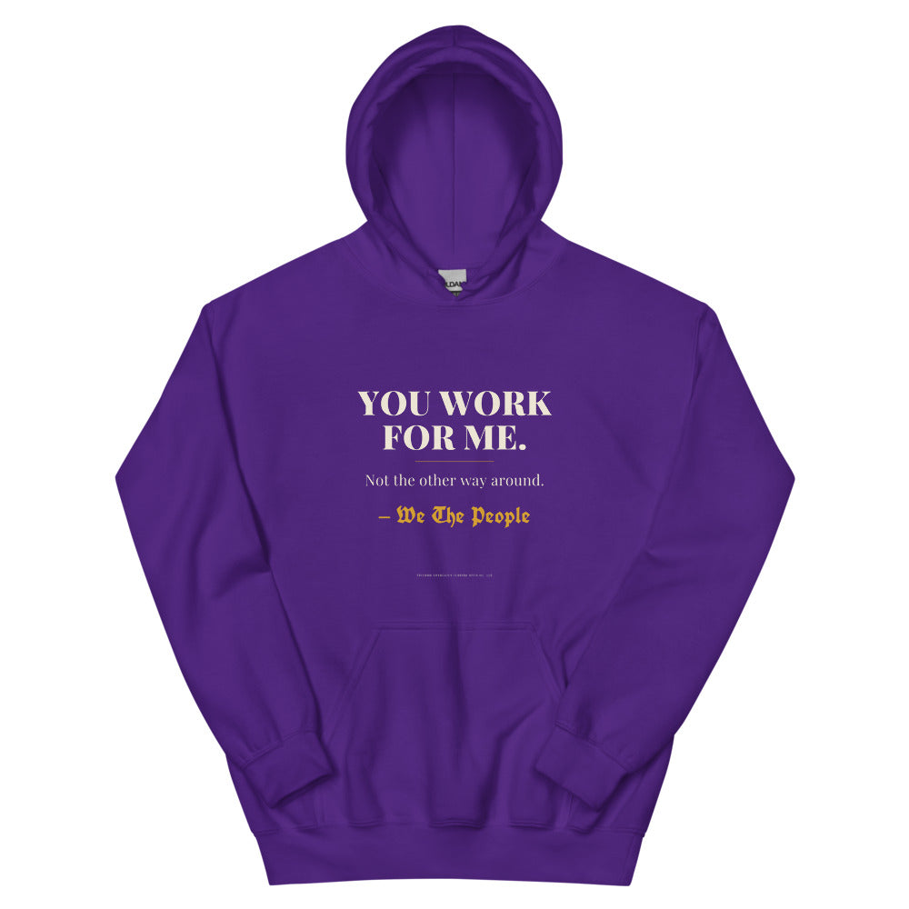 Hoodie in Purple flat