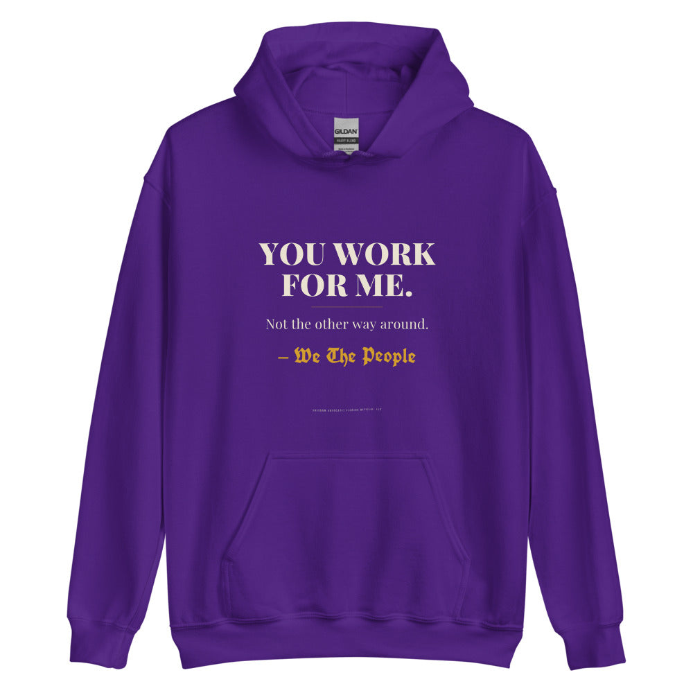 Hoodie in Purple flat