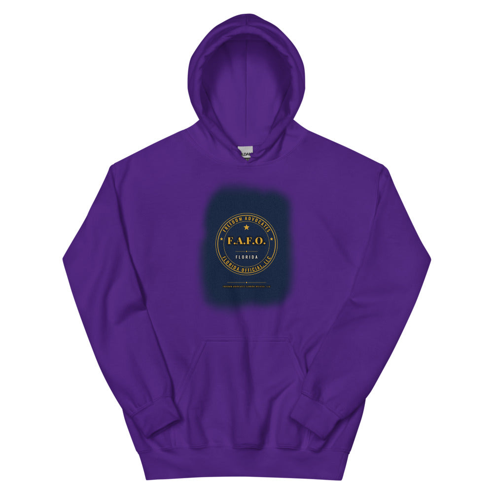 Hoodie in Purple flat