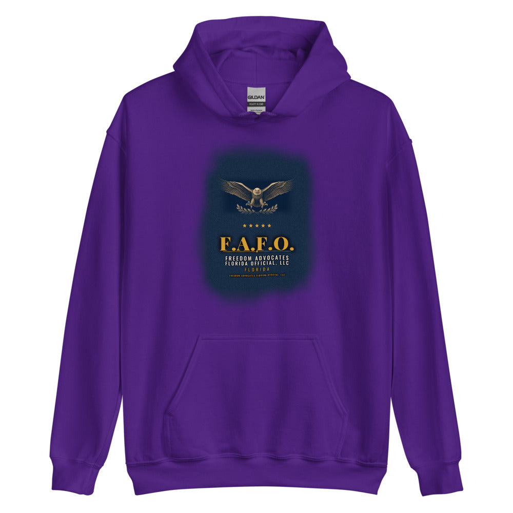 Hoodie in Purple flat