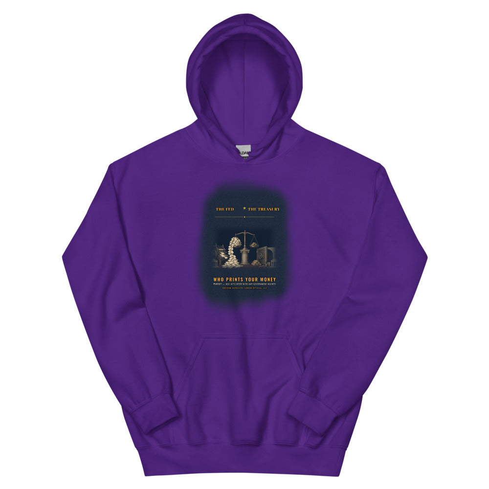 Hoodie in Purple flat