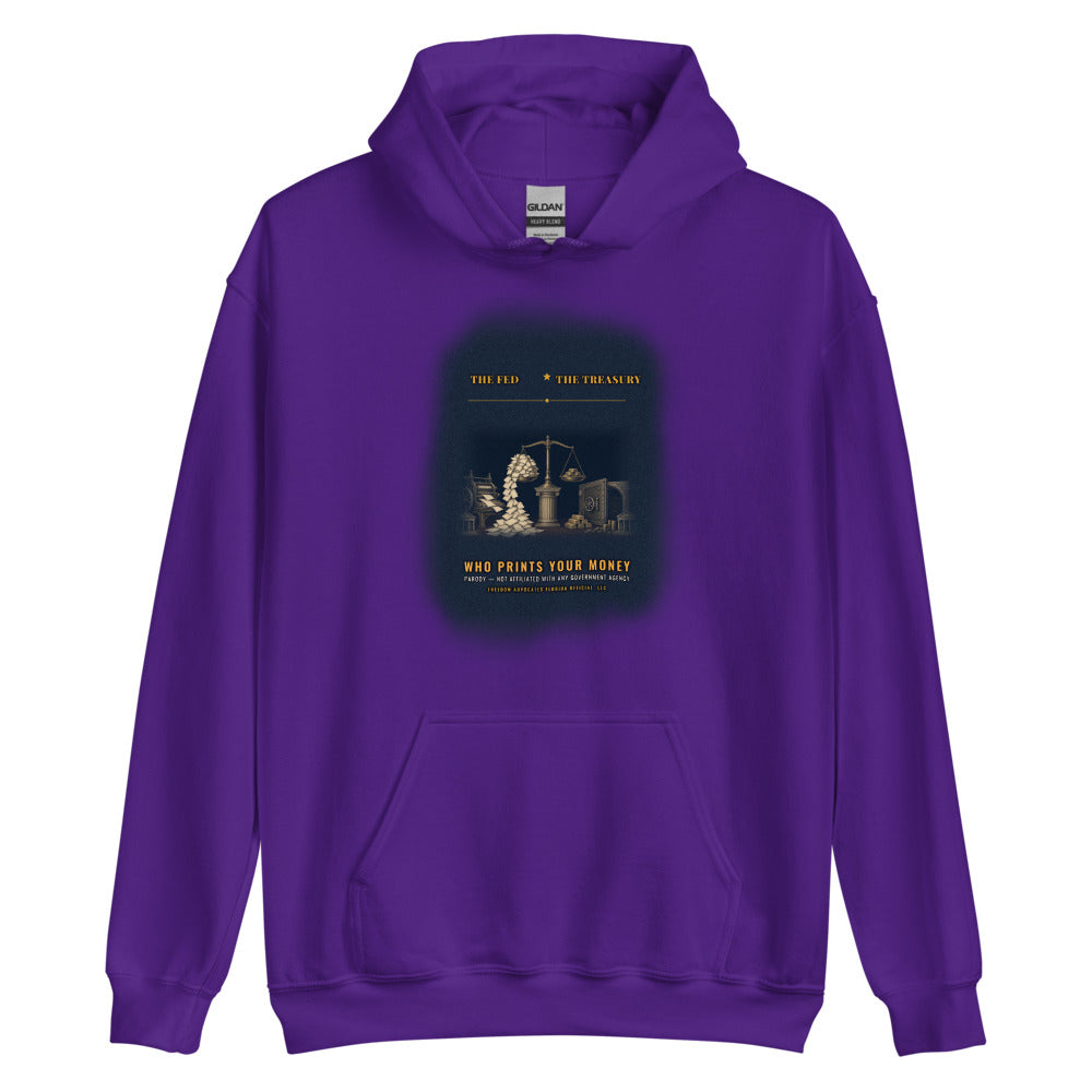 Hoodie in Purple flat