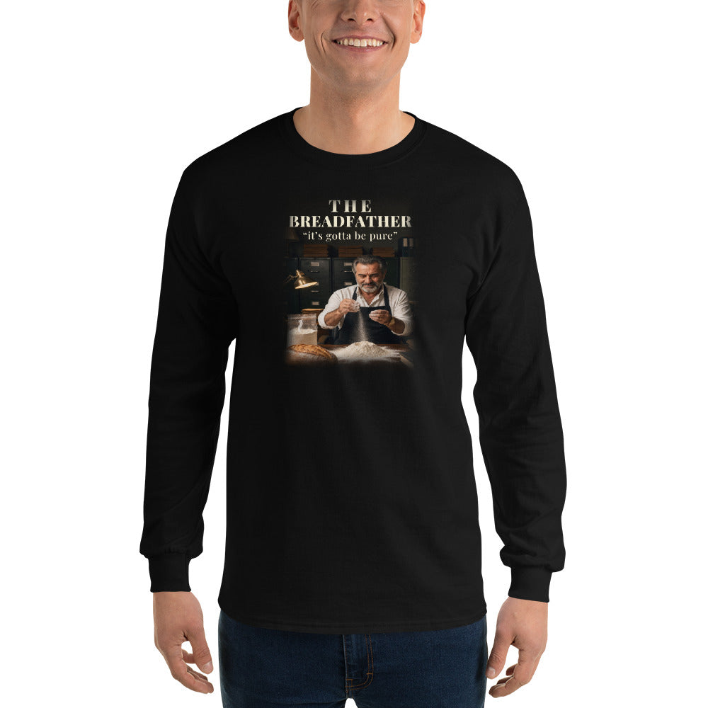 The Breadfather - Long Sleeve Tee in Black - Gildan 2400 long sleeve - Freedom Advocates Florida Official, LLC