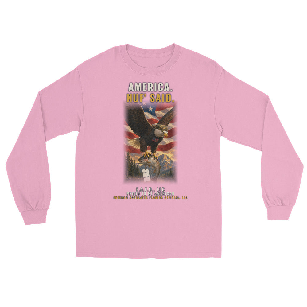 Long Sleeve Tee in Light Pink