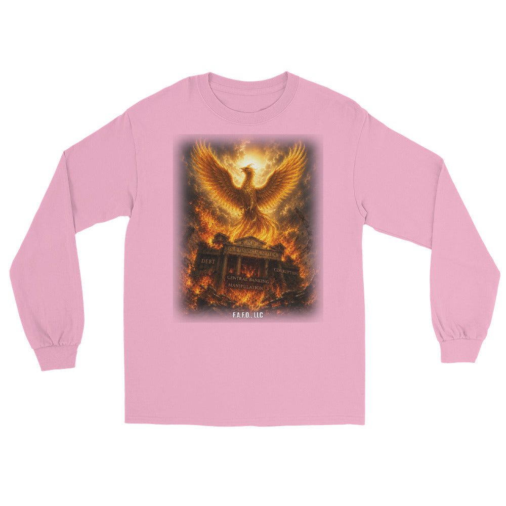 Long Sleeve Tee in Light Pink flat