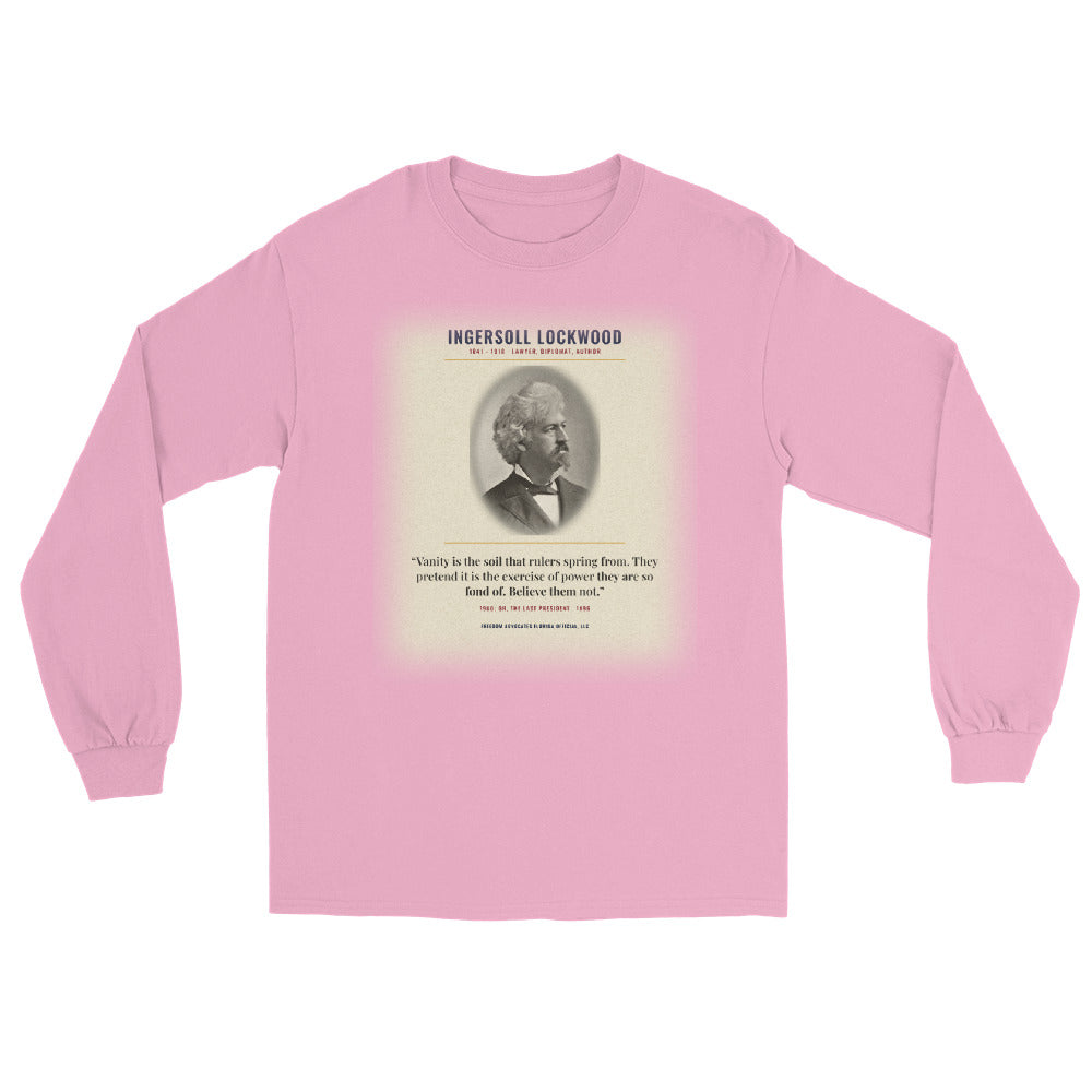 Long Sleeve Tee in Light Pink flat