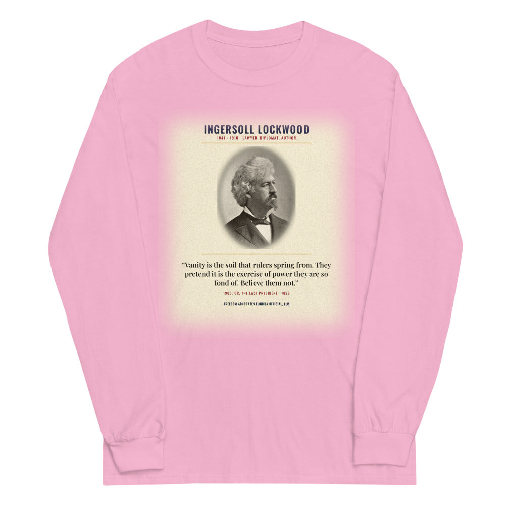 Long Sleeve Tee in Light Pink flat