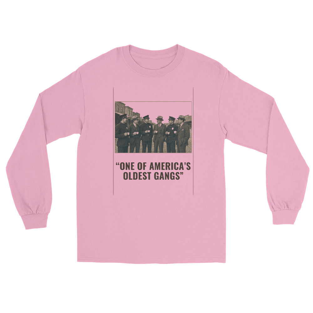 Long Sleeve Tee in Light Pink flat