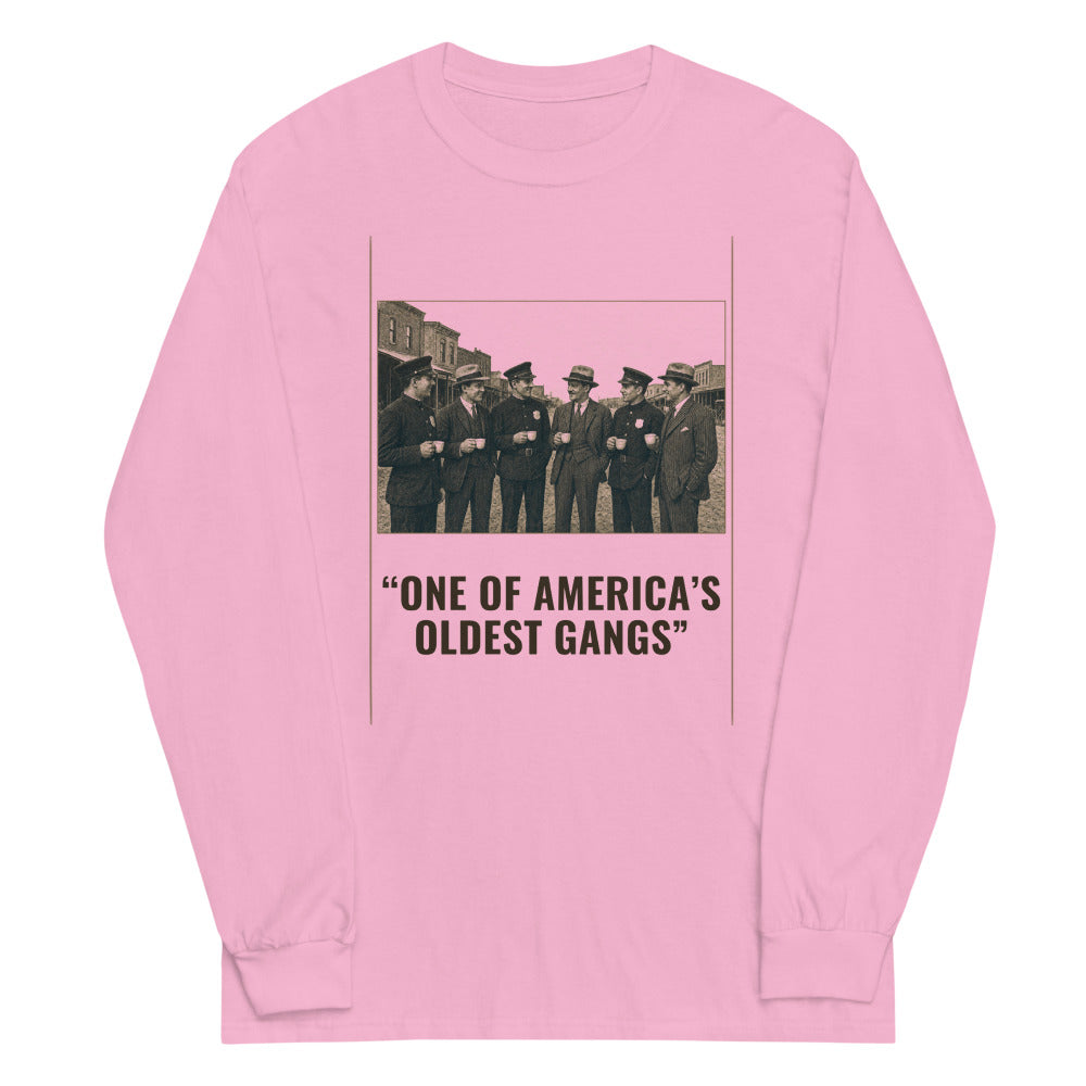 Long Sleeve Tee in Light Pink flat