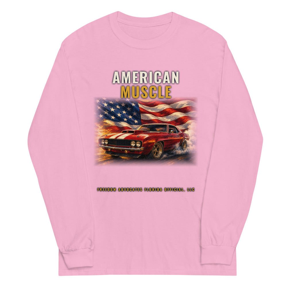 Long Sleeve Tee in Light Pink flat