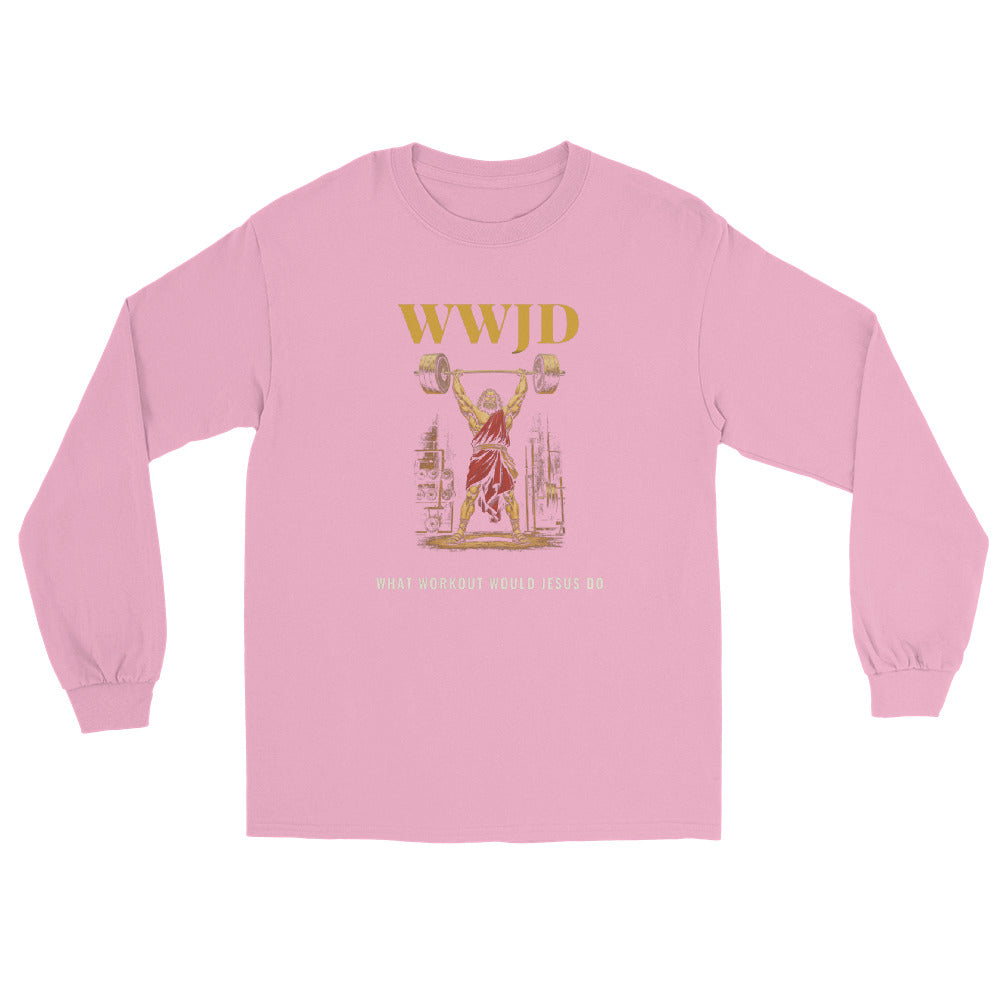 Long Sleeve Tee in Light Pink flat
