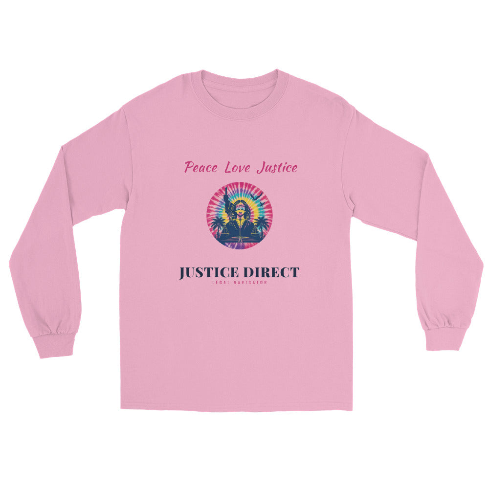 Long Sleeve Tee in Light Pink flat