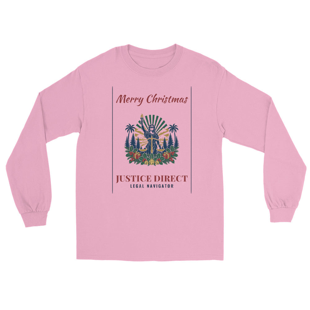 Long Sleeve Tee in Light Pink flat