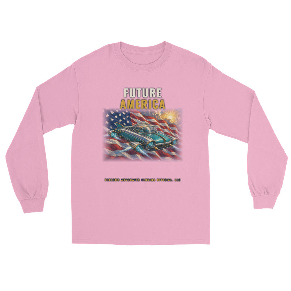 Long Sleeve Tee in Light Pink flat