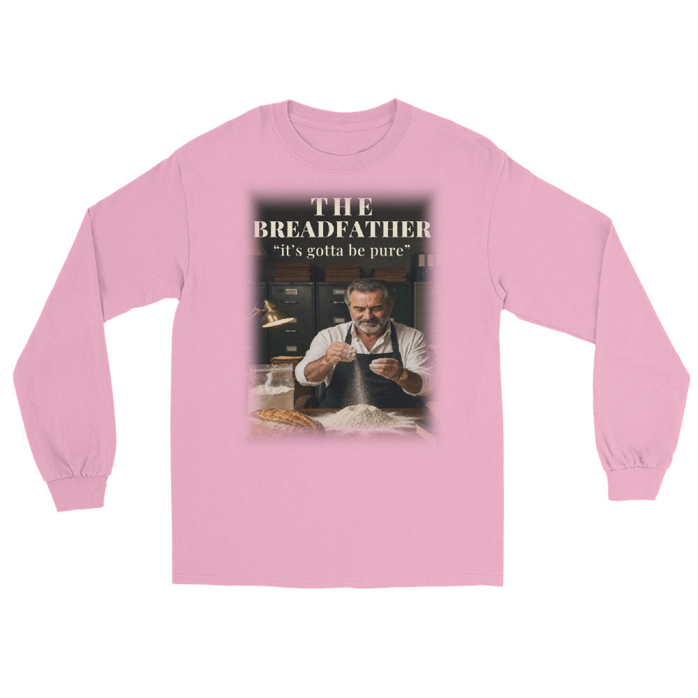 Long Sleeve Tee in Light Pink flat