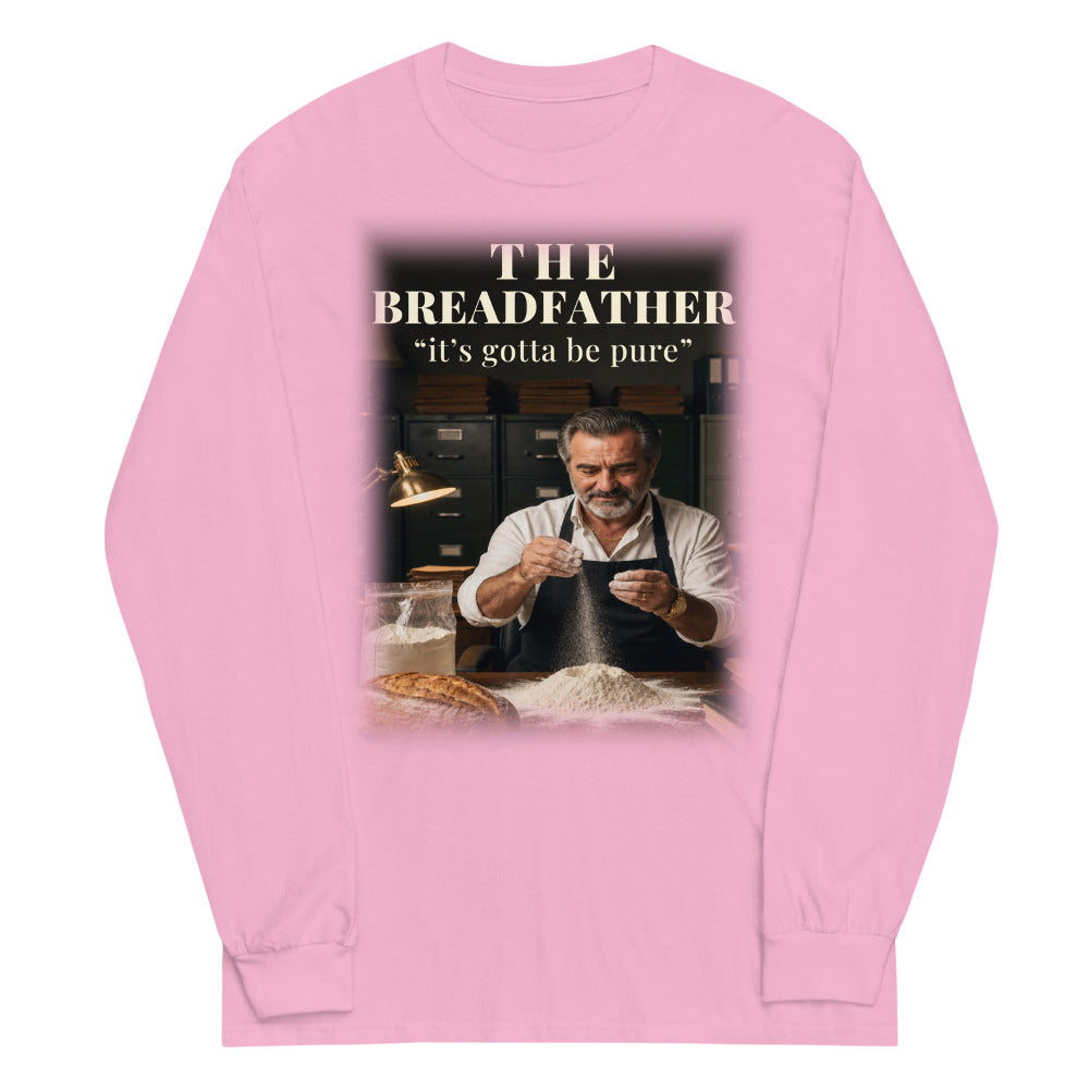 Long Sleeve Tee in Light Pink flat