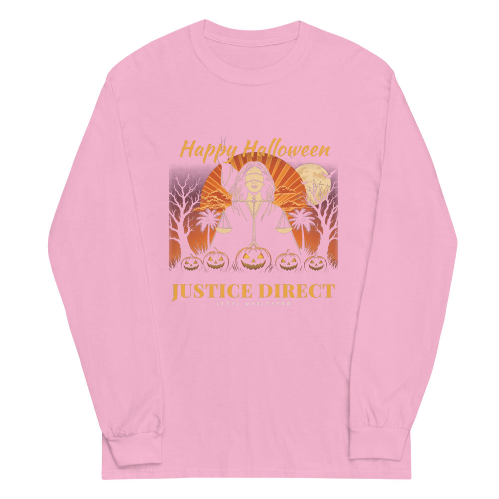 Long Sleeve Tee in Light Pink flat
