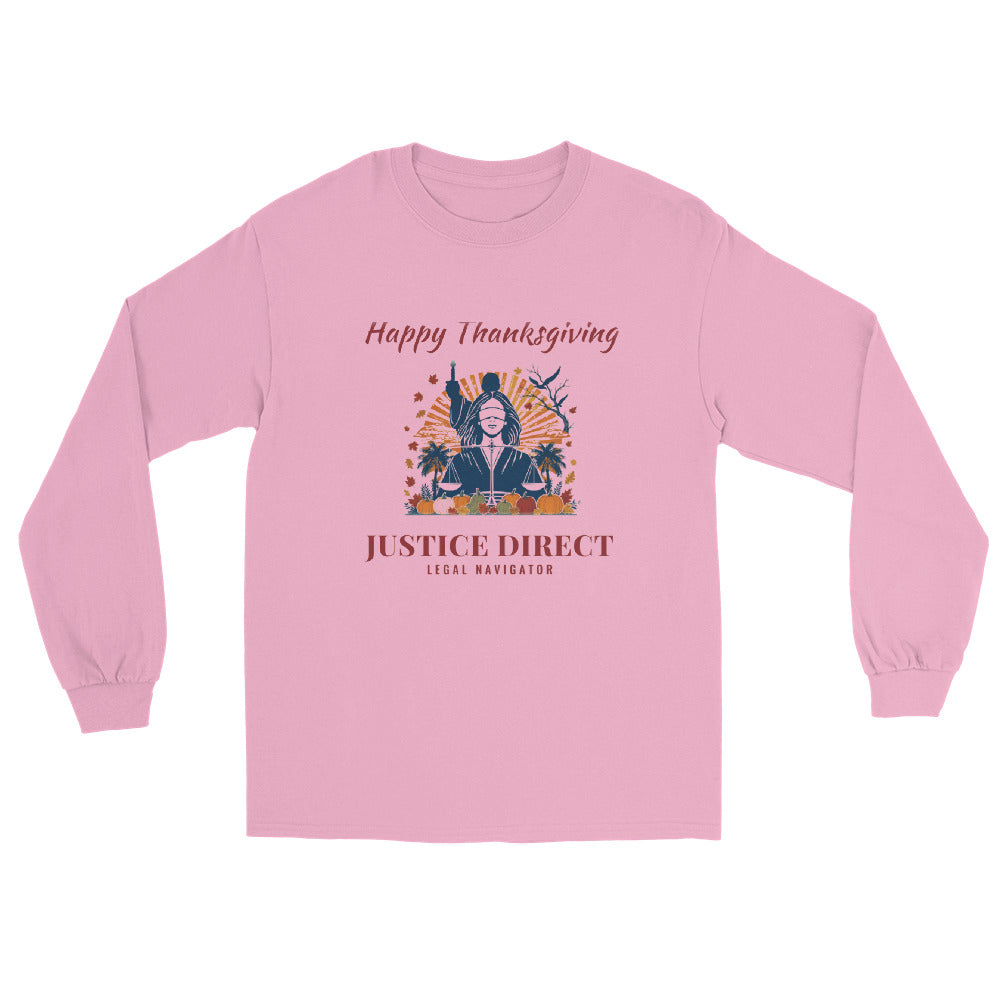 Long Sleeve Tee in Light Pink flat