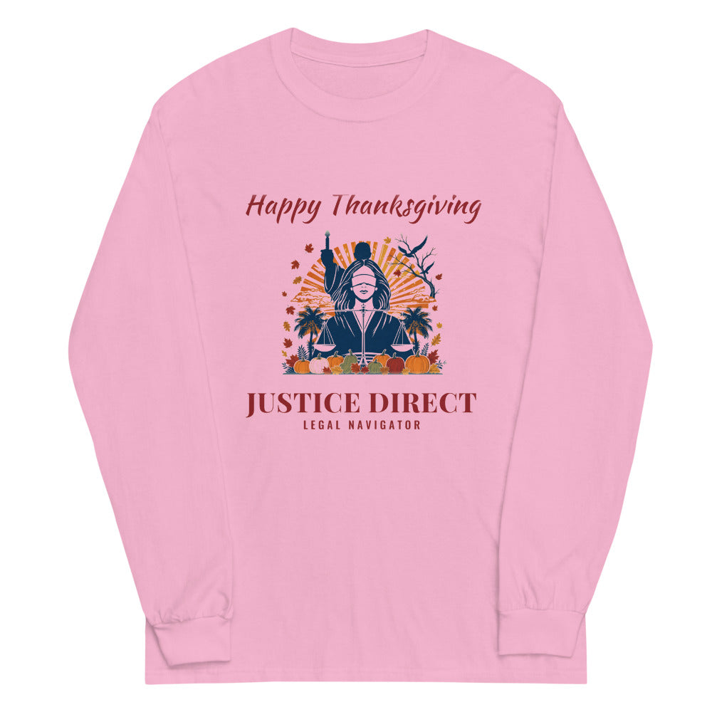 Long Sleeve Tee in Light Pink flat
