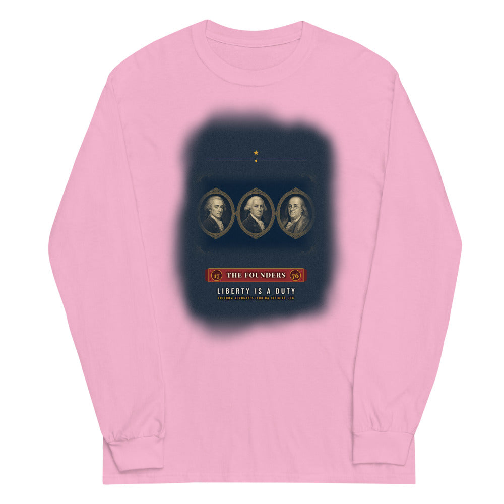 Long Sleeve Tee in Light Pink flat