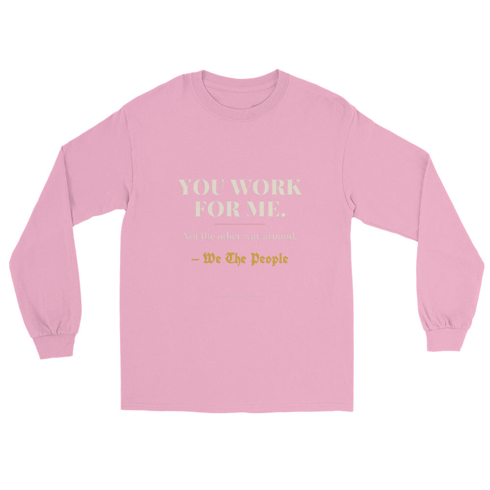 Long Sleeve Tee in Light Pink flat