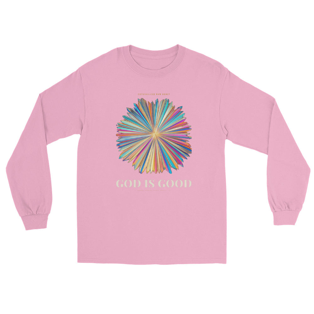 Long Sleeve Tee in Light Pink flat