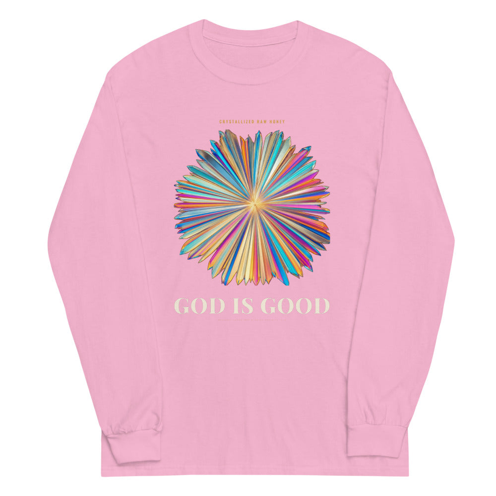 Long Sleeve Tee in Light Pink flat