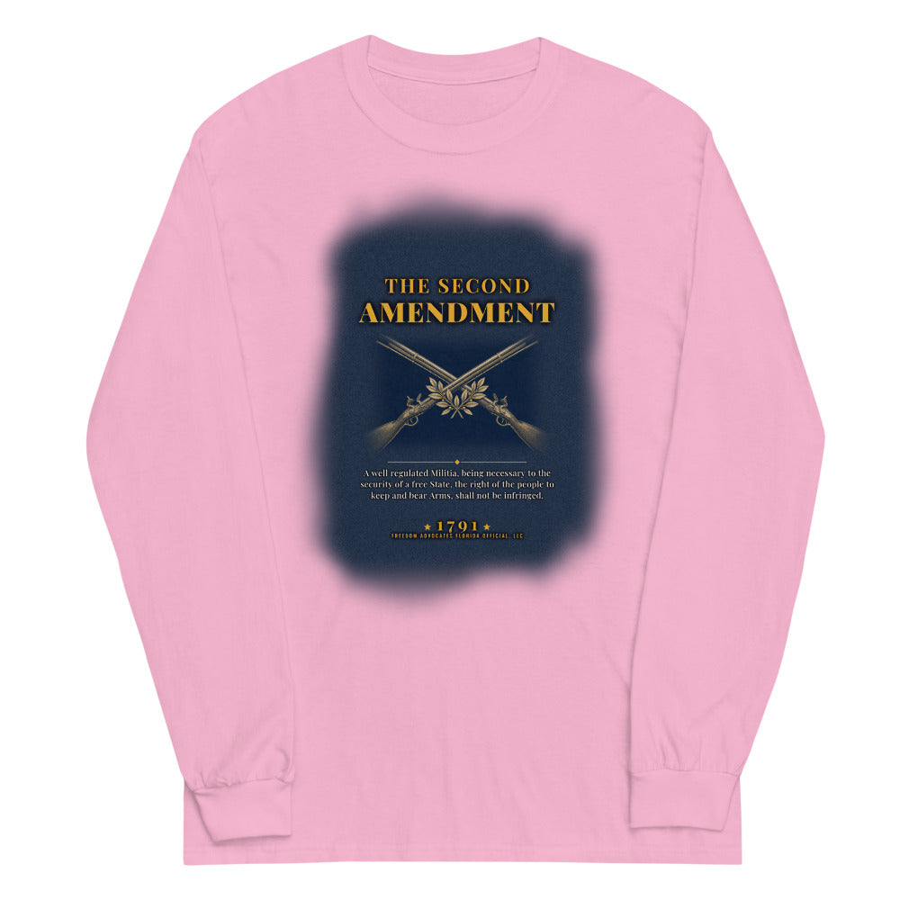 Long Sleeve Tee in Light Pink flat