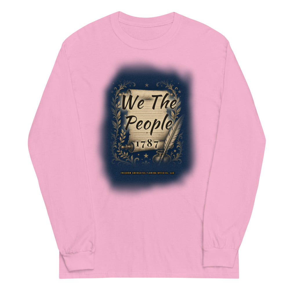 Long Sleeve Tee in Light Pink flat