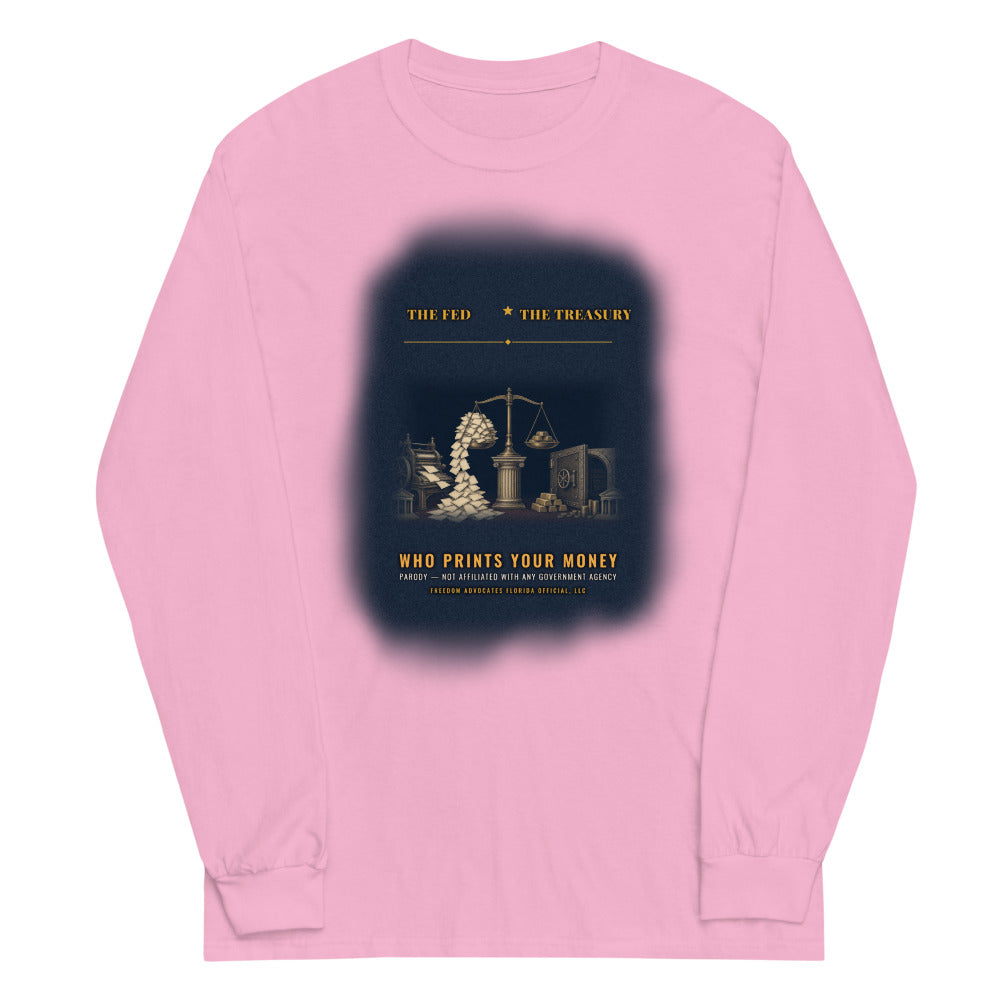 Long Sleeve Tee in Light Pink flat