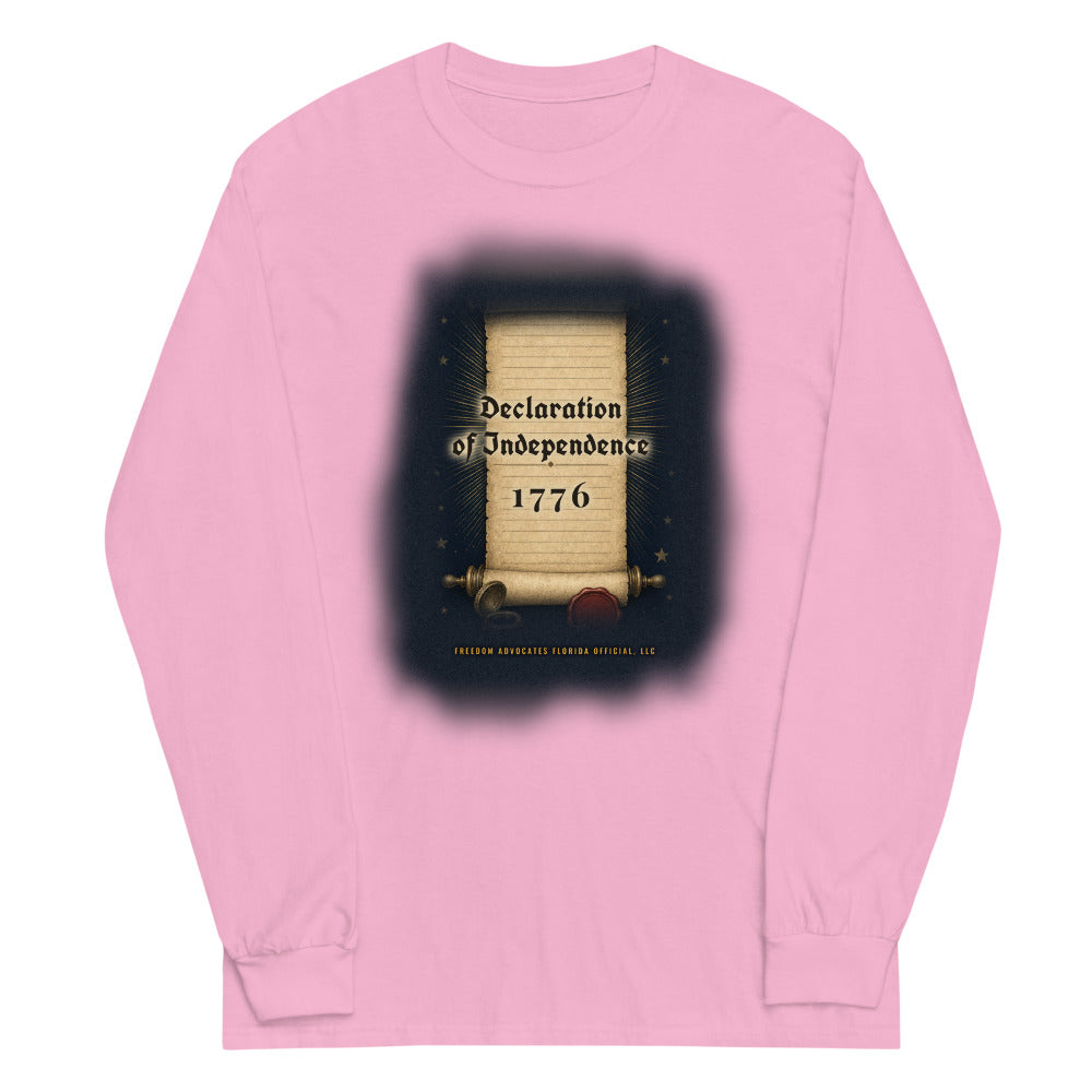 Long Sleeve Tee in Light Pink flat