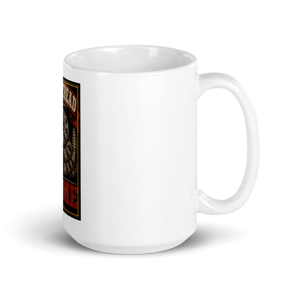 Don't Tread On Me 1775 printed on a 15 oz white glossy mug - Freedom Advocates Florida Official, LLC